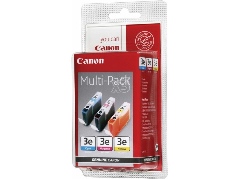 Canon BCI-3eC/M/Y - 3-farbig - Druckerpatrone - Multipack