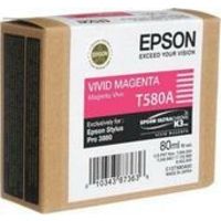 Epson T580A (C13T580A00) Druckerpatrone - Vivid Magenta