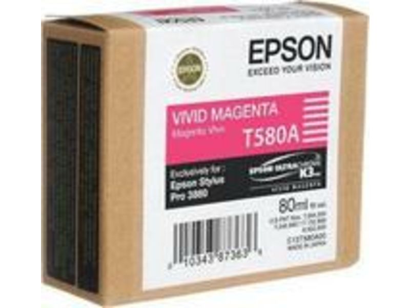 Epson T580A (C13T580A00) Druckerpatrone - Vivid Magenta