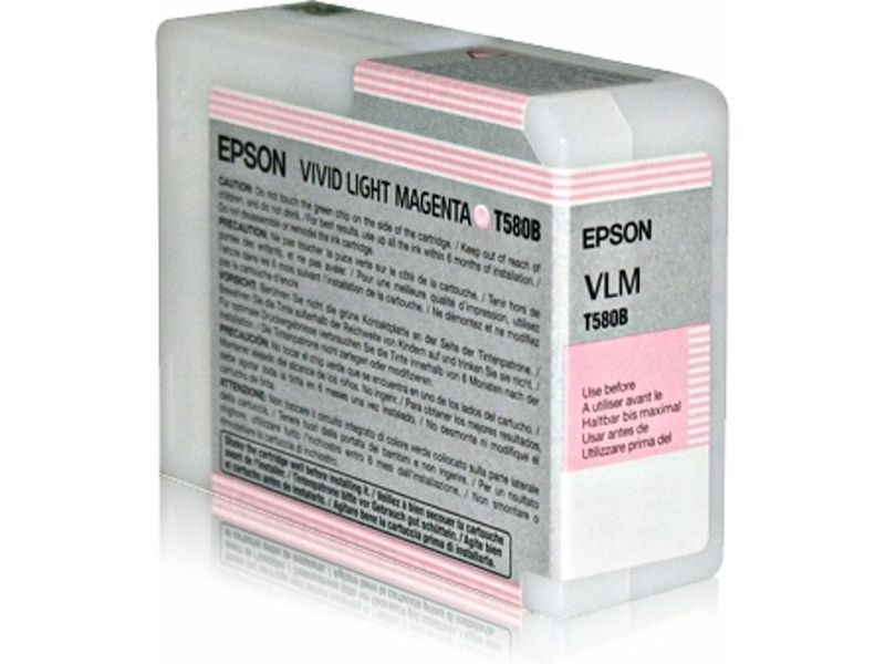 Epson T580B (C13T580B00) Druckerpatrone - Vivid Hellmagenta
