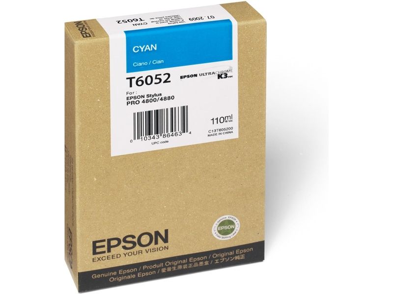Epson T6052 (C13T605200) Druckerpatrone - Cyan