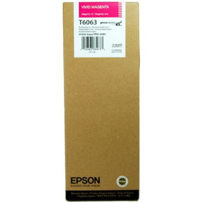 Epson T6063 (C13T606300) Druckerpatrone - Vivid Magenta