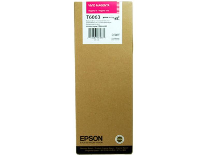 Epson T6063 (C13T606300) Druckerpatrone - Vivid Magenta