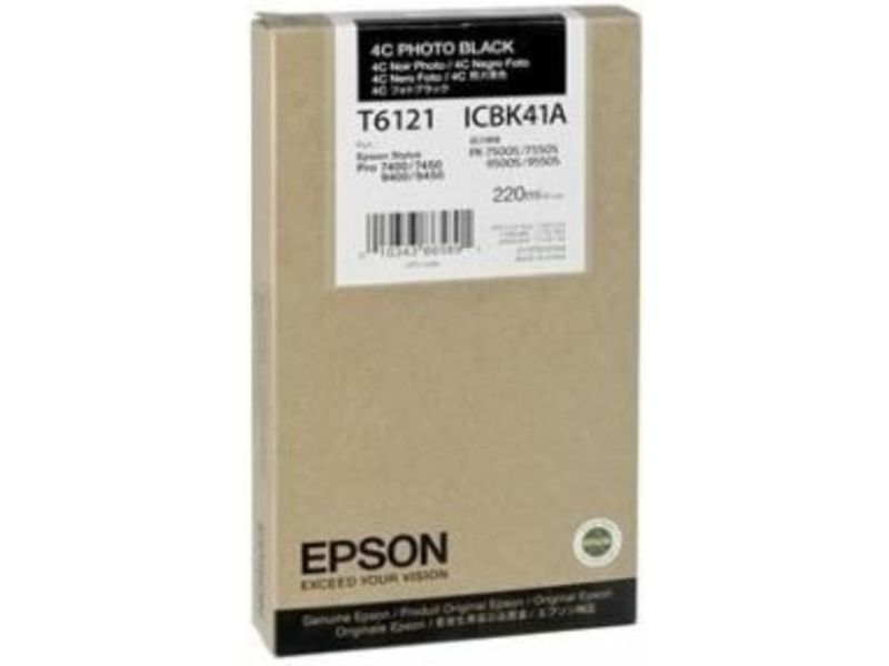Epson T6121 (C13T612100) Druckerpatrone - Foto-Schwarz