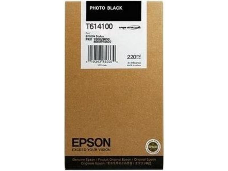Epson T6141 (C13T614100) Druckerpatrone - Foto-Schwarz
