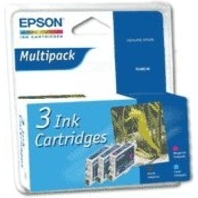 Epson T048C (T048C4010) Druckerpatrone - Schwarz/Cyan/Magenta