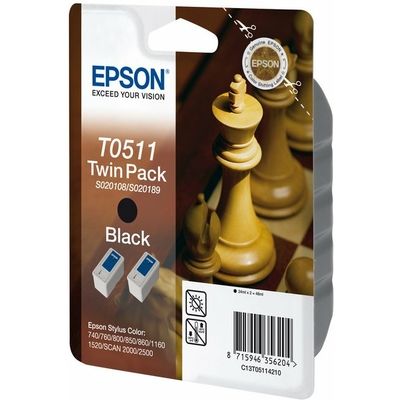 Epson T05114210 Druckerpatrone - 2x Schwarz - Multipack