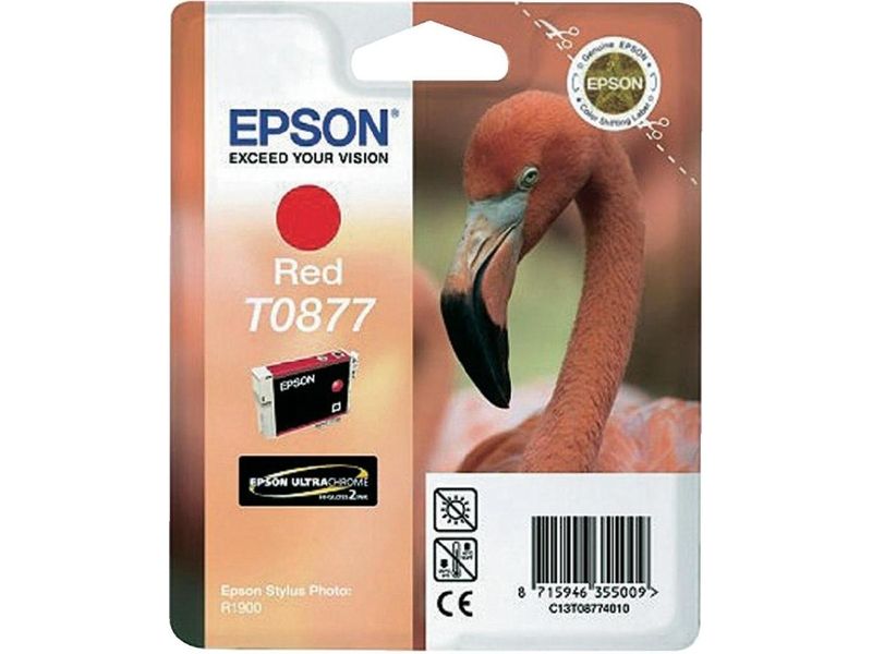 Epson T0877 (C13T08774010) Druckerpatrone - Rot