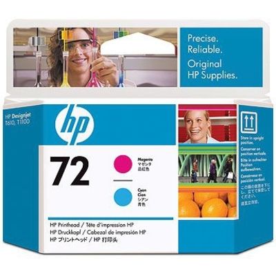HP 72 (C9383A) - Magenta + Cyan - Druckkopf