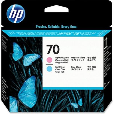 HP 70 (C9405A) - Hellcyan + Hellmagenta - Druckkopf