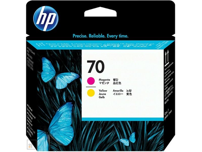 HP 70 (C9406A) - Magenta + Gelb - Druckerpatrone
