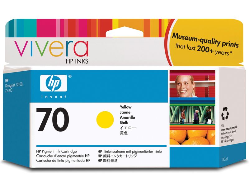 HP 70 (C9454A) - Gelb - Druckerpatrone