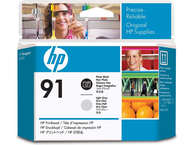 HP 91 (C9463A) - Fotoschwarz + -hellgrau - Druckerpatrone