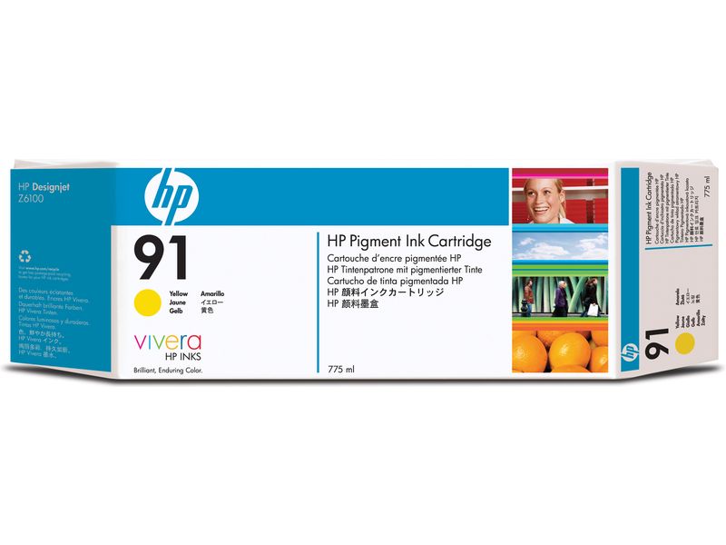 HP 91 (C9469A) - Gelb - Druckerpatrone