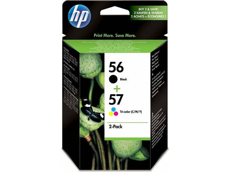 HP 56+57 (SA342AE) - Schwarz + 3 Farben - Druckerpatrone - Multipack