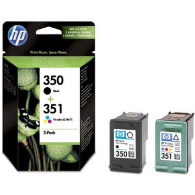 HP 350+351 (SD412EE) - Schwarz + 3 Farben - Druckerpatrone - Multipack