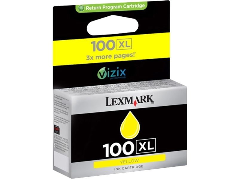 Lexmark 100XL (14N1071E) - Gelb - Druckerpatrone - Hohe Kapazität