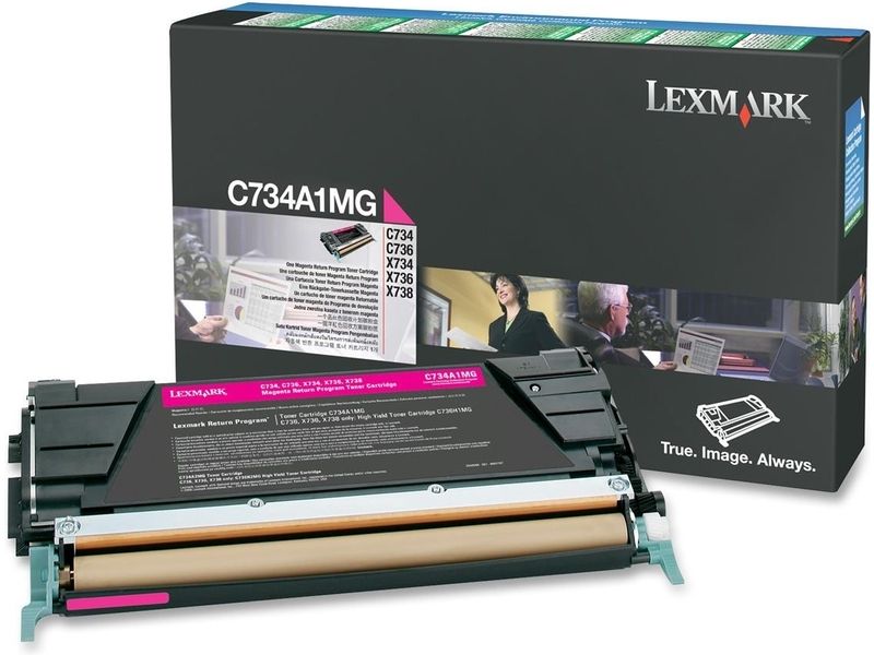 Lexmark C734A1MG - Magenta - Toner