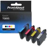 Druckerpatrone kompatibel mit Epson T0895 - 4-farbig - Multipack