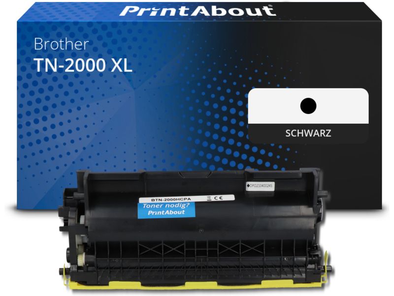 PrintAbout Toner TN-2000 XL Schwarz Extra hohe Kapazität für Brother