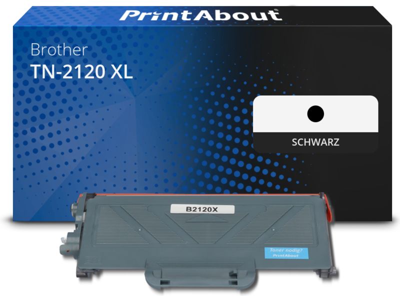 PrintAbout Toner TN-2120 XL Schwarz Extra hohe Kapazität für Brother