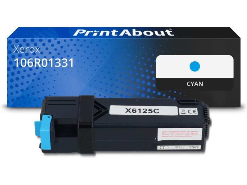 PrintAbout Toner 106R01331 Cyan für Xerox