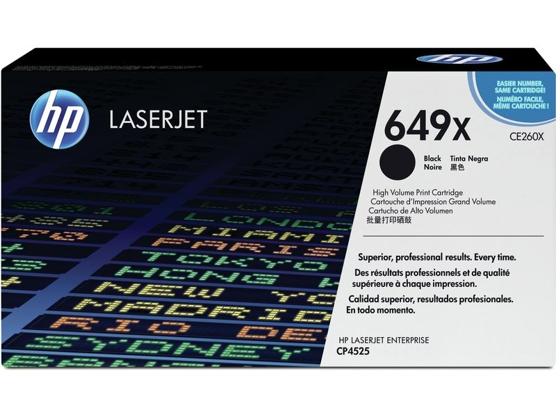 HP 649X (CE260X) - Schwarz - Toner - Hohe Kapazität