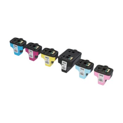 Druckerpatrone kompatibel mit HP 363 (C8721EE) - 6-farbig - Multipack