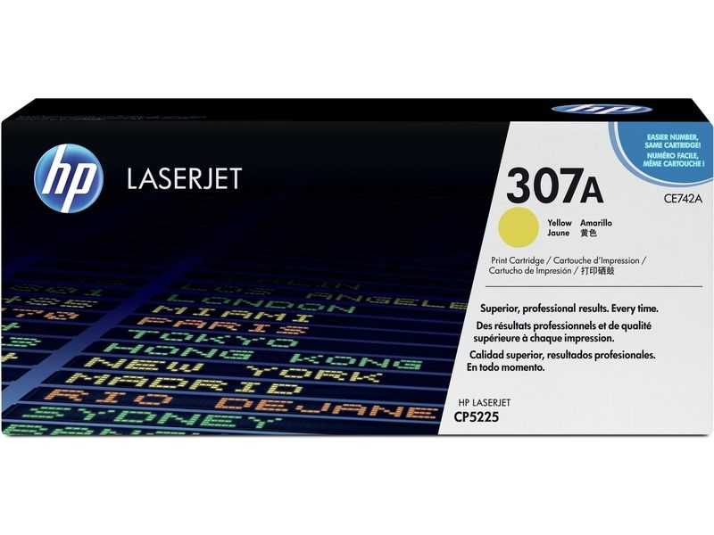 HP 307A (CE742A) - Gelb - Toner