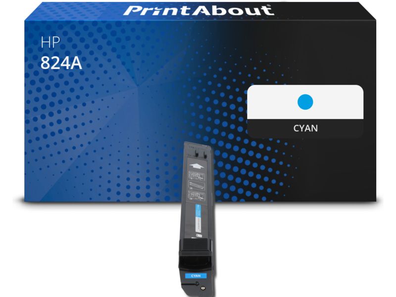 PrintAbout Toner 824A (CB381A) Cyan für HP