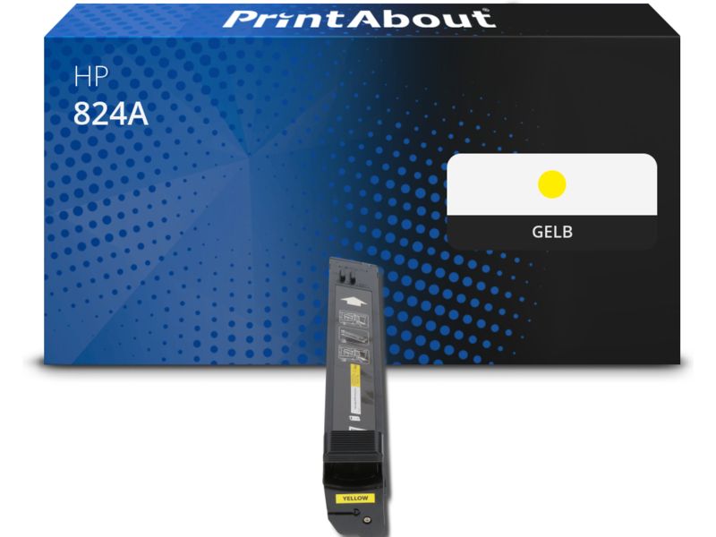 PrintAbout Toner 824A (CB382A) Gelb für HP