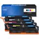 Toner kompatibel mit HP 125A (CB540A) - 4-farbig - Multipack
