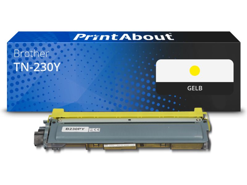 PrintAbout Toner TN-230Y Gelb für Brother