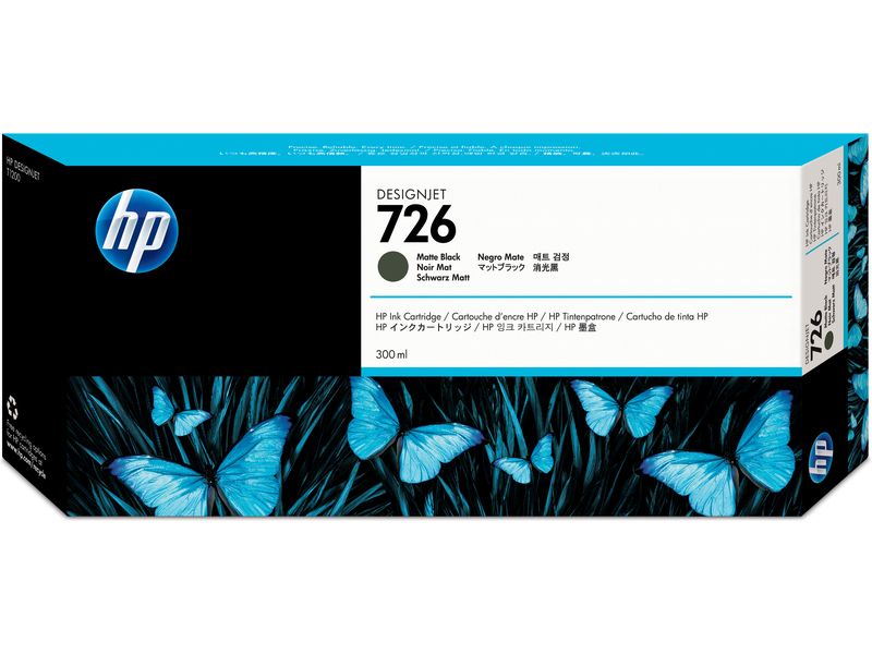 HP 726 (CH575A) - Mattschwarz - Druckerpatrone