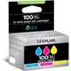 Lexmark 14N0850 (100XL) - 3-farbig - Druckerpatrone - Hohe Kapazität - Multipack
