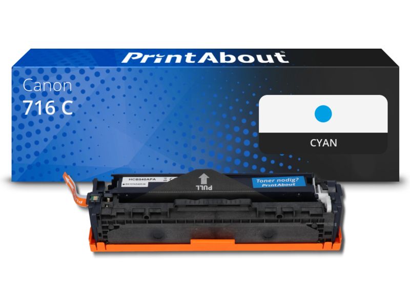 PrintAbout Toner kompatibel mit Canon 716 C - Cyan Image