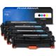 Toner kompatibel mit Canon 718 - 4-farbig - Multipack