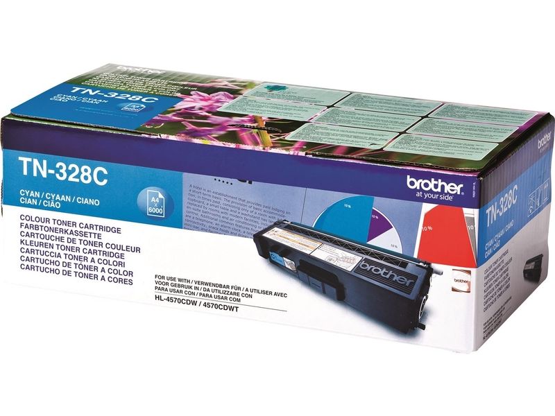 Brother TN-328C - Cyan - Toner - Extra hohe Kapazität