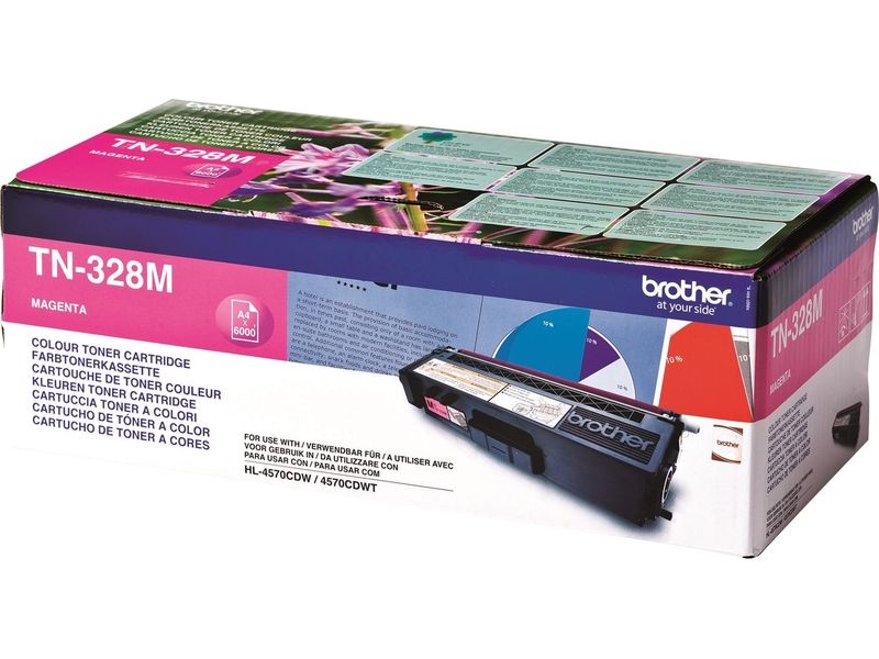 Brother TN-328M - Magenta - Toner - Extra hohe Kapazität