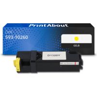Toner kompatibel mit Dell 593-10260 (PN124) - Gelb