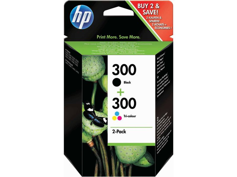 HP 300 (CN637EE) - Schwarz + 3 Farben - Druckerpatrone - Multipack