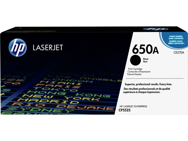 HP 650A (CE270A) - Schwarz - Toner