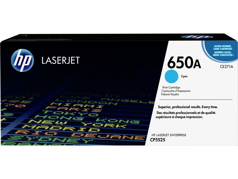 HP 650A (CE271A) - Cyan - Toner