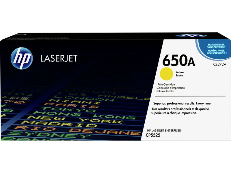 HP 650A (CE272A) - Gelb - Toner