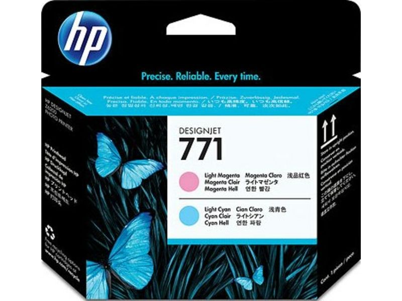 HP 771 (CE019A) - Hellcyan + Hellmagenta - Druckkopf