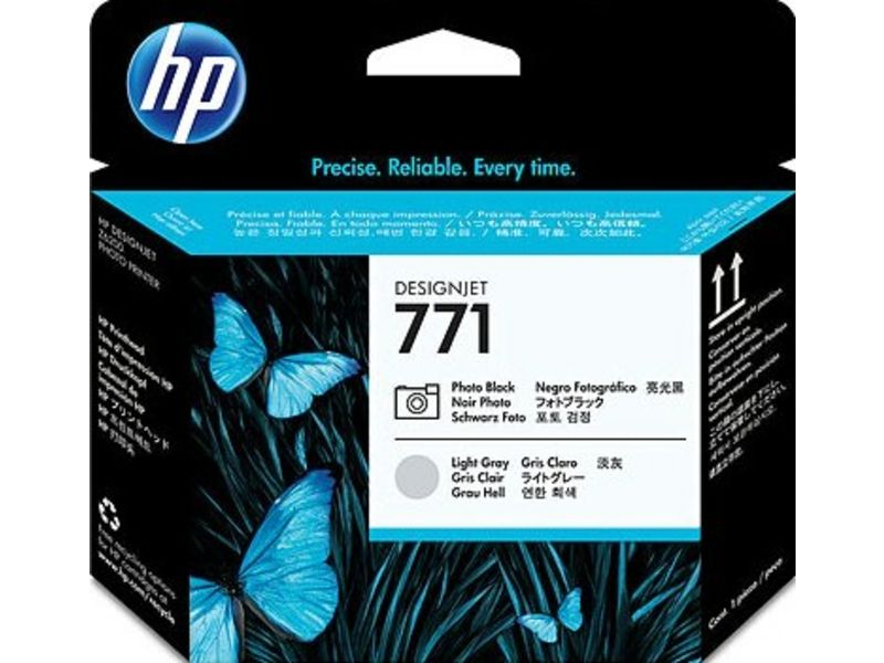 HP 771 (CE020A) - Fotoschwarz + -hellgrau - Druckkopf