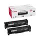 Canon 718 BK2 Toner - 2x Schwarz - Multipack