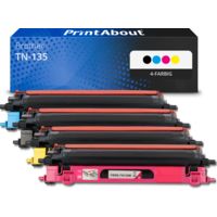 Toner kompatibel mit Brother TN-135 - 4-farbig - Hohe Kapazität - Multipack