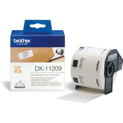 Brother DK-11209 - (29 mm x 62 mm) - Schwarz auf weiß - Etikett