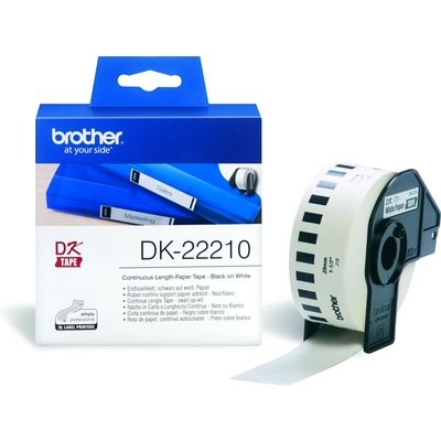 Brother DK-22210 - (29 mm) - Schwarz auf weiß - Etikett